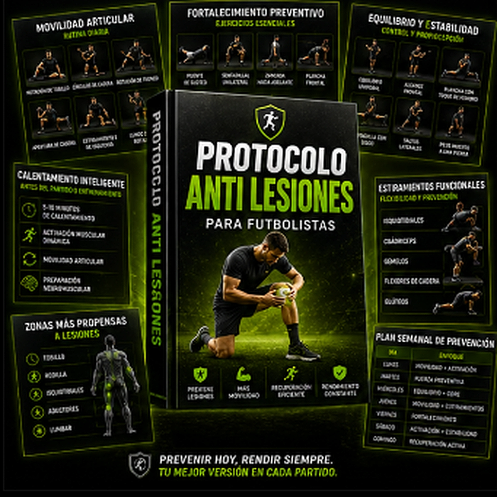 Bono 3: Protocolo Anti-Lesiones para Futbolistas
