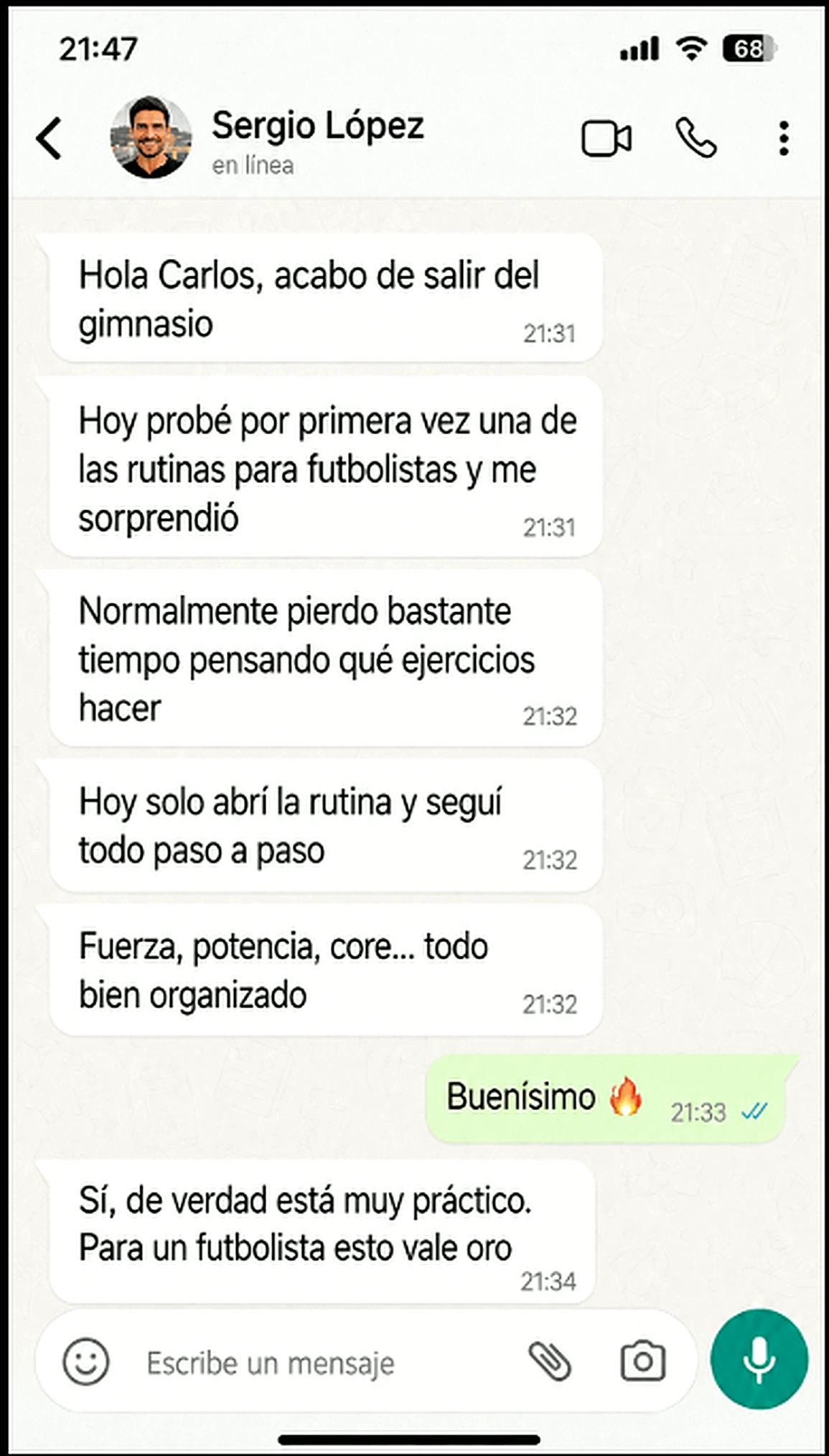 Testimonio Sergio López - Método FUTFORCE