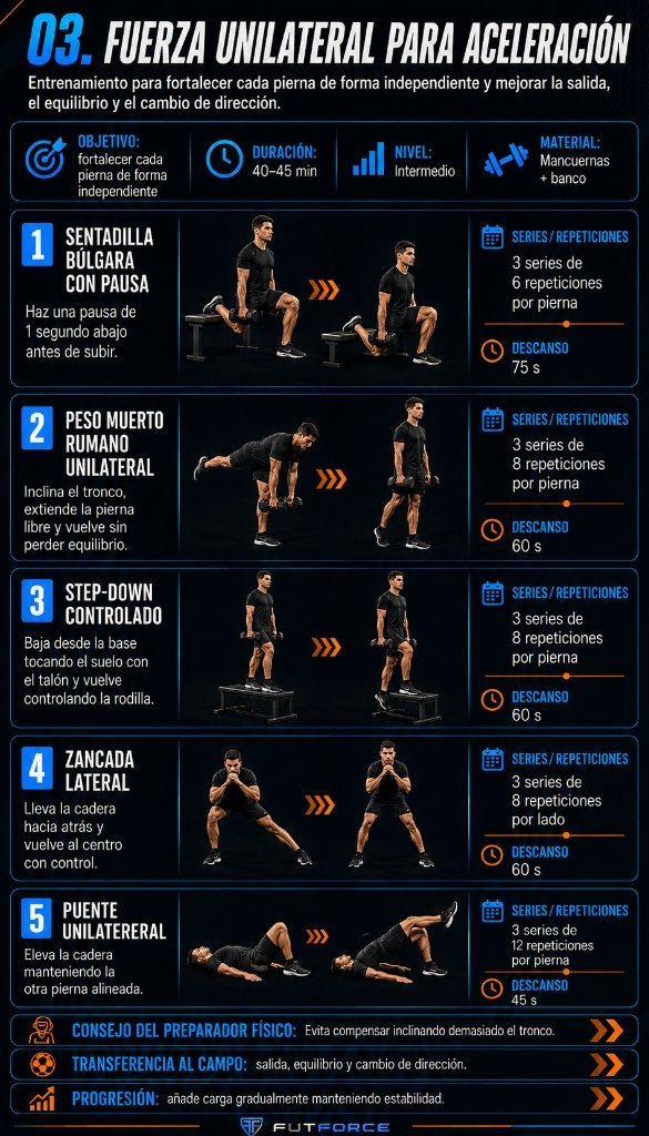 03. Fuerza Unilateral para Aceleración